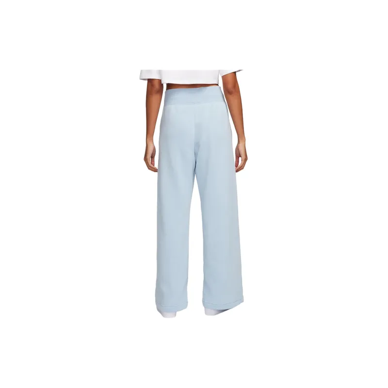 Nike Sportswear Phoenix Fleece Knitted Sports Pants Women's Light Shell Blue-1