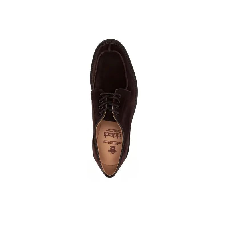 Tricker's Bourton Suede Derby Shoes-3