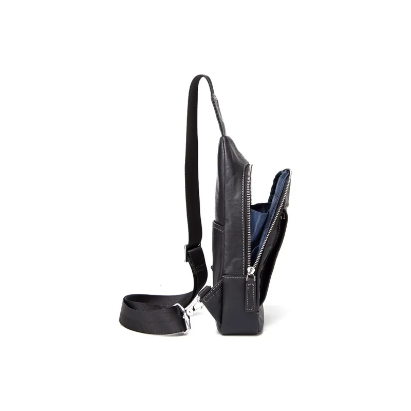BISON DENIM Sling Bags Black-3