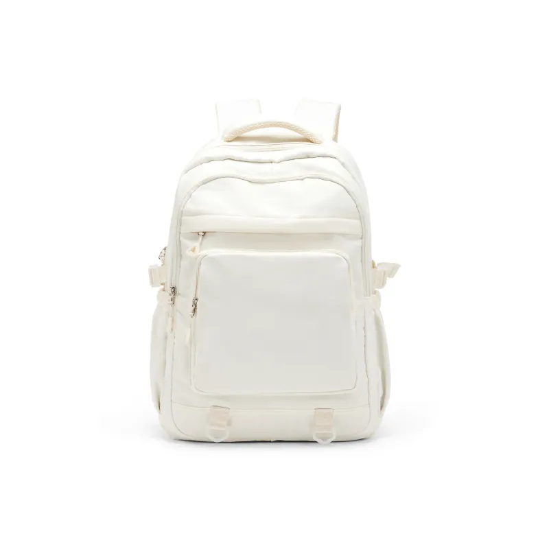 Werocker Fabric Backpack Regular Unisex Black/Ecru/Gray Brown/Blue-5