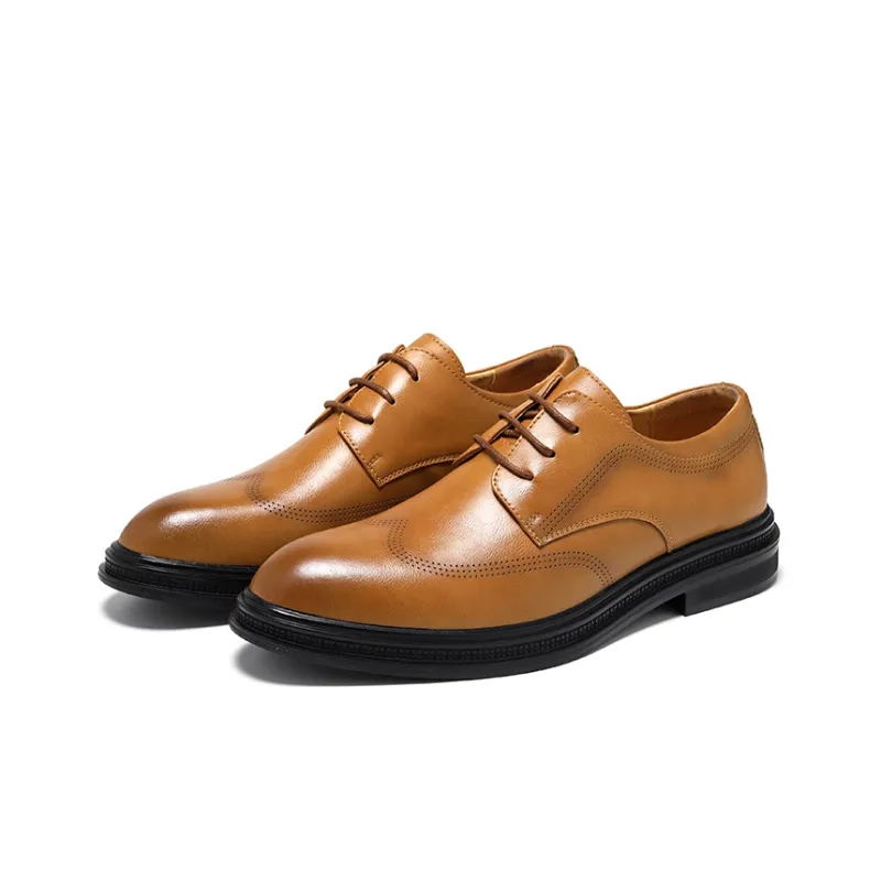 Cachiotti Dress Shoes Men's Black, Yellow-6