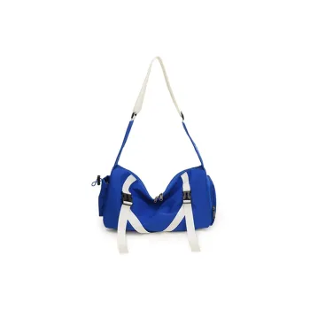 GKY Nylon Backpack Sports Bag, Shoulder Bag, Crossbody Bag Unisex Black/Blue/White