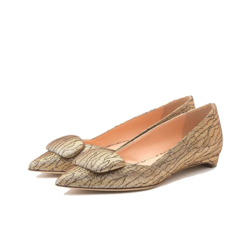 Rupert Sanderson Casual Single Shoes 1cm Women's Gold-1