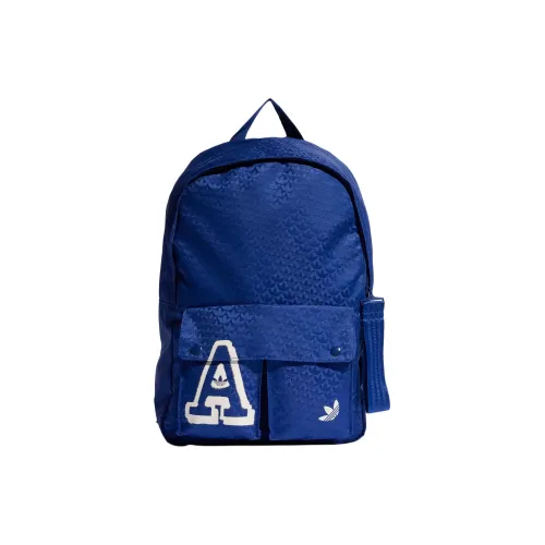 Adidas Originals Recycled Polyester Jacquard Backpack Regular Unisex Victory Blue