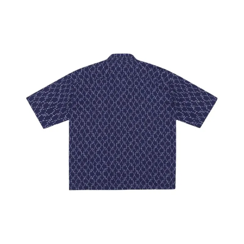 Marcelo Burlon Stitch Cross-print Pajama Shirt-1