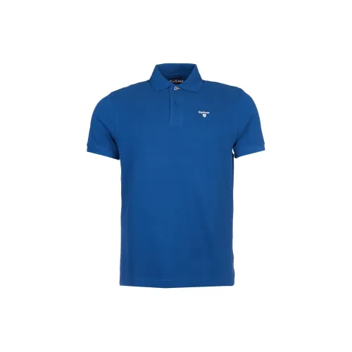 BARBOUR Polo Shirts Men Dark Blue