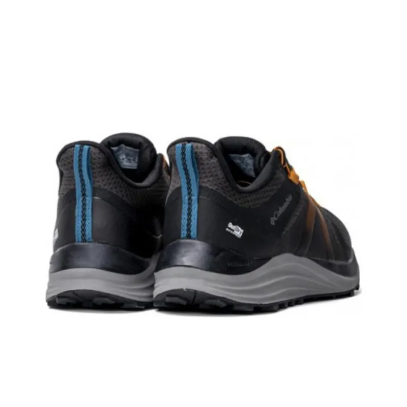 Columbia OUTDRY Cushioning Wear Resistant Low Top Hiking Shoes Men's Black Gold-2