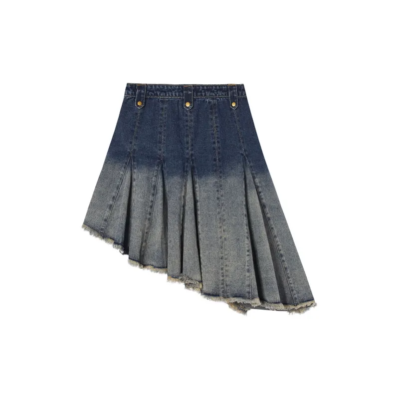 LA CRAWFISH Denim Short Skirts Women's-1