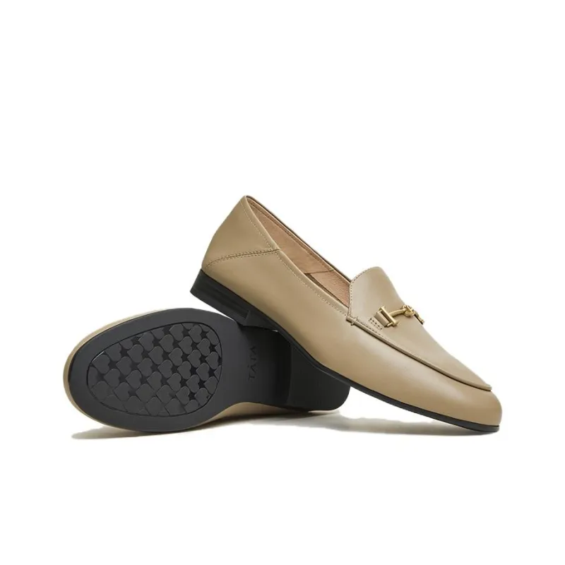 TATA Loafers Women's Solid Color-27