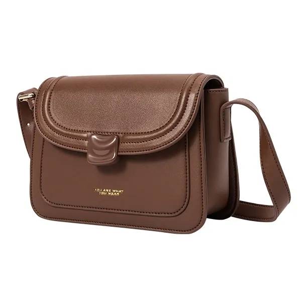 SEM/R PU Small Square Bag, Backpack, Crossbody Bag Women's Ecru/Custard/Caramel Brown/Black-5