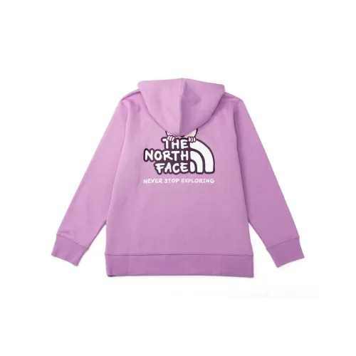 THE NORTH FACE Heart Sweatshirts Unisex Purple