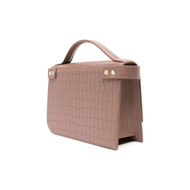 Zanellato Ella Cayman Leather Tote Bag-2