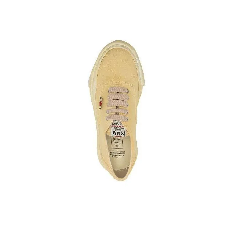 MIHARA YASUHIRO Baker Low-Top Stylish Skateboarding Shoes Men's Light Yellow-2
