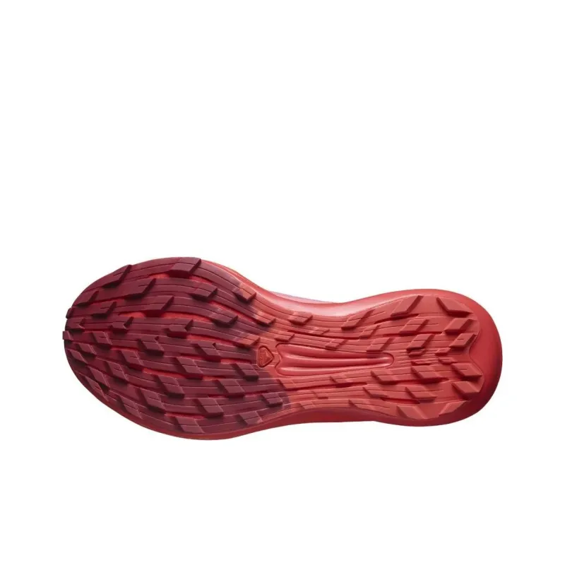SALOMON Cushioning Wear-Resistant Low-Top Running Shoes Women's Red-3