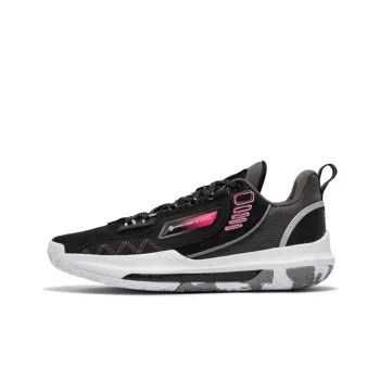 361° DVD Team Cushioning Anti Slip And Wear Resistant Low Top Basketball Shoes Men's Obsidian Black