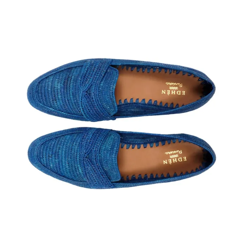 Edhèn Milano Loafers Men's Blue-3
