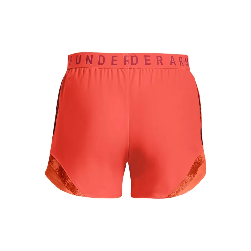 Under Armour UA Play Up 3.0 Tri Color Sports Shorts Women's Coral-1