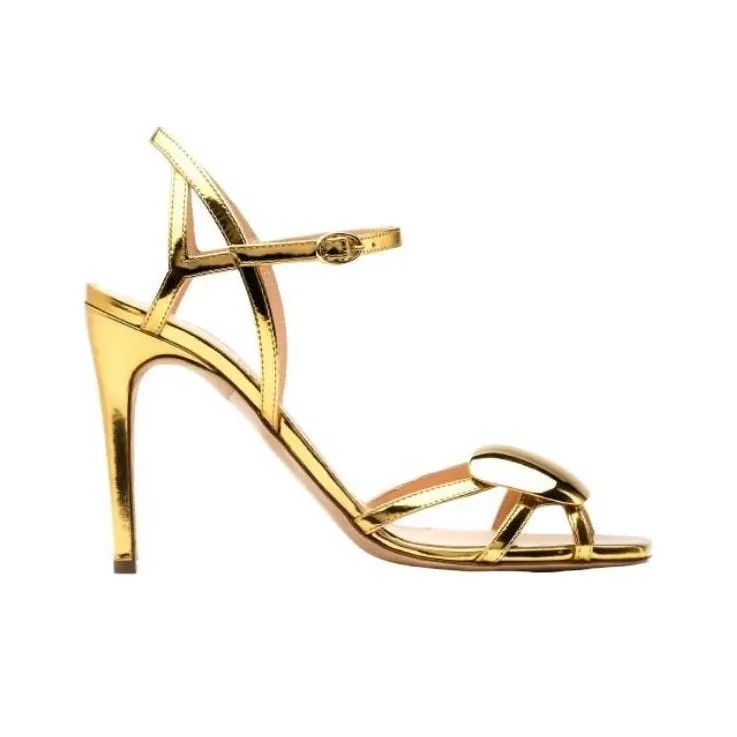 Rupert Sanderson Strap Sandals 9.5cm Women's Gold-1