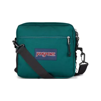 JanSport Recycled Polyester Shoulder Bag Crossbody Bag Unisex Deep Pine