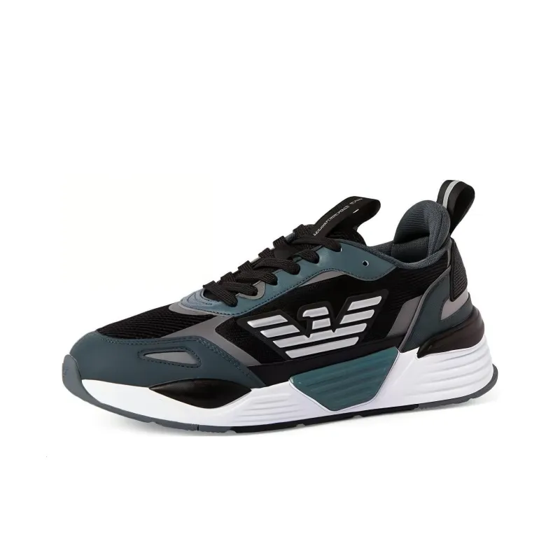 Ea7 EMPORIO ARMANI Logo-patch Panelled Sneakers-2