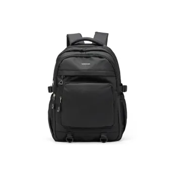 Werocker Fabric Backpack Regular Unisex Black/Ecru/Gray Brown/Blue