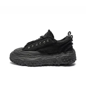 WHITE HOT Canvas Shoes Unisex Black White