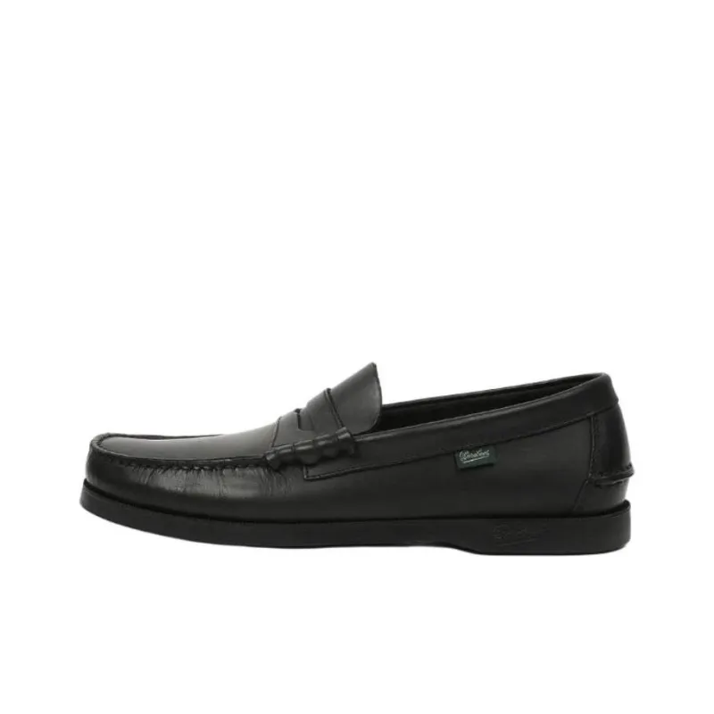 Paraboot Logo Label Round Toe Loafers-0