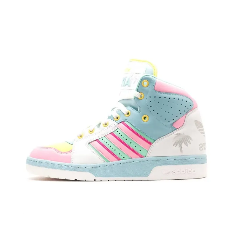 Adidas Js License Plate Miami Whwhtvap/Clegrn/Vcllgpn-0