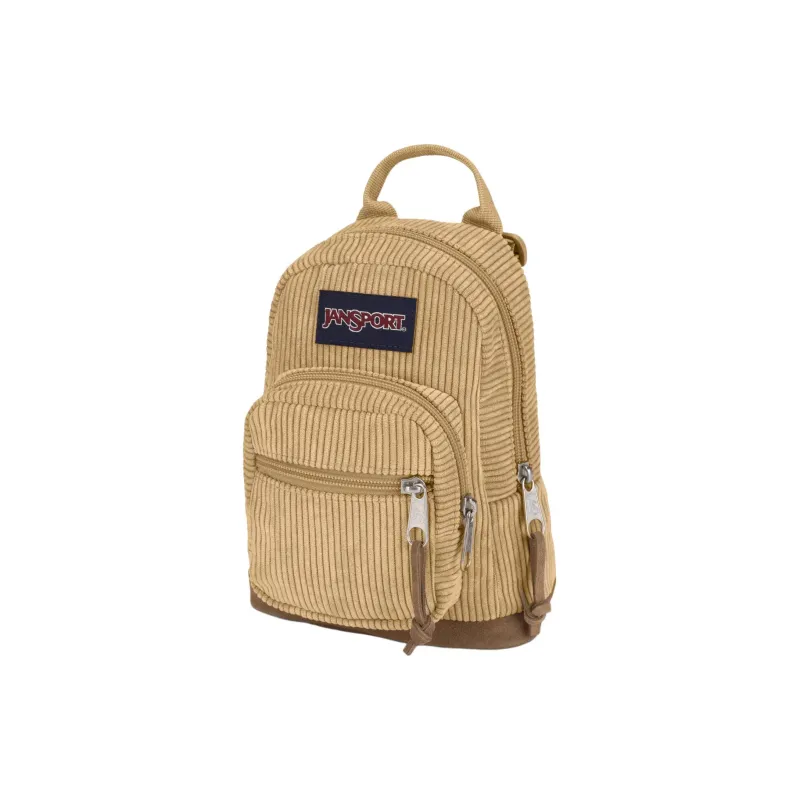 JanSport Suede Backpack Mini Women's Curry Corduroy-1