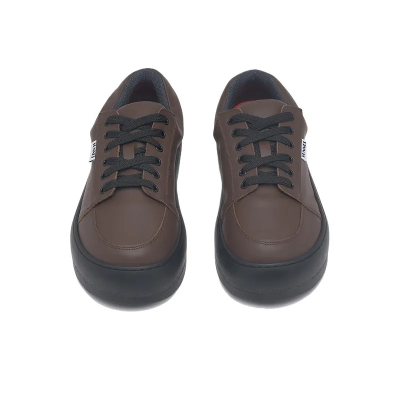 Sunnei Low Top Skateboard Shoes Unisex Coffee-2