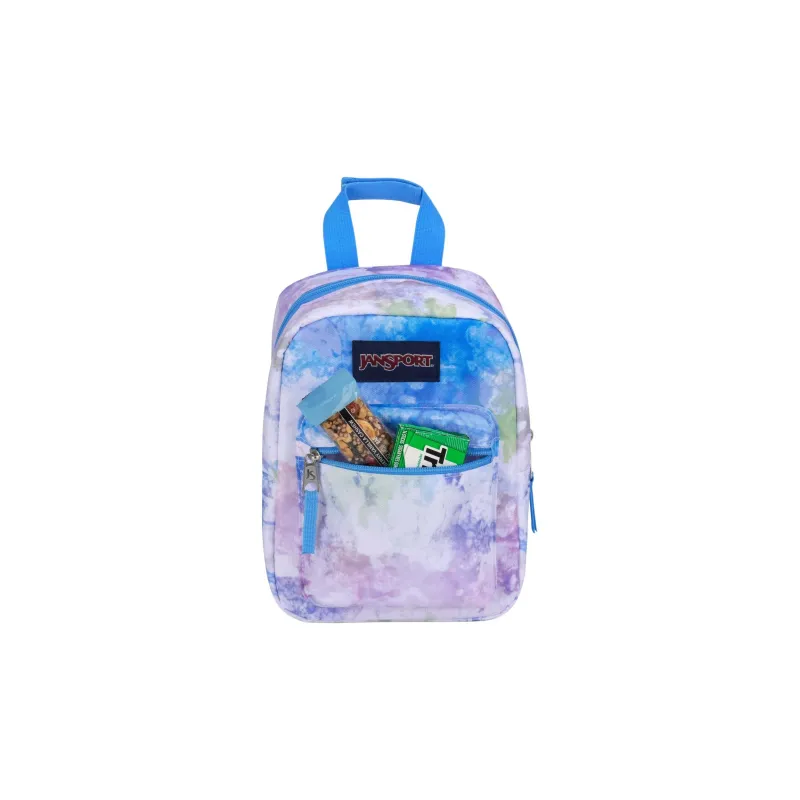 JanSport Recycled Polyester Lunch Bag Handbag Unisex Purple & Multicolor-1