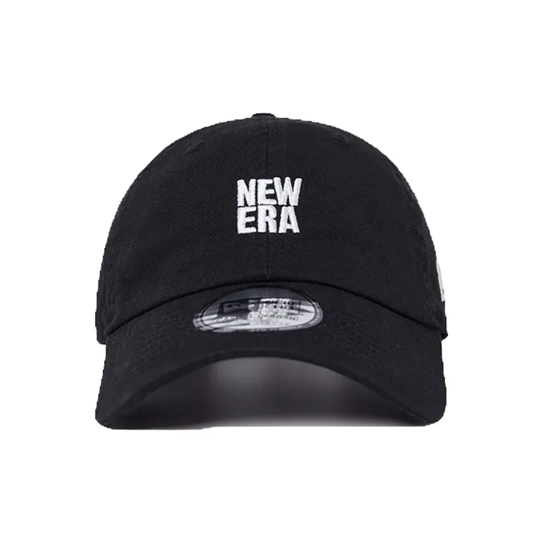 New Era 100% Cotton Baseball Caps Unisex Black-1