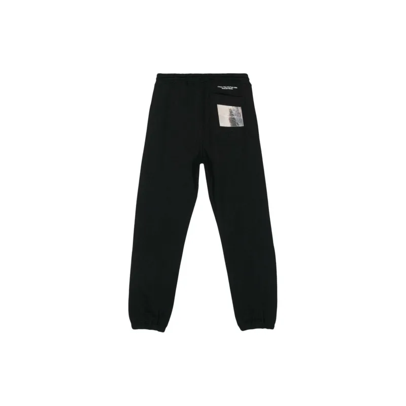 MSGM Logo Printed Drawstring Track Pants-1