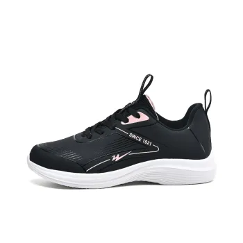 Binary Low Top Running Shoes Women's Black Pink