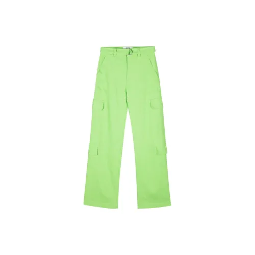 MSGM Cargo Pants Men Apple Green