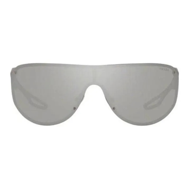 PRADA Irregular Shape Sunglasses Women's Gray-0