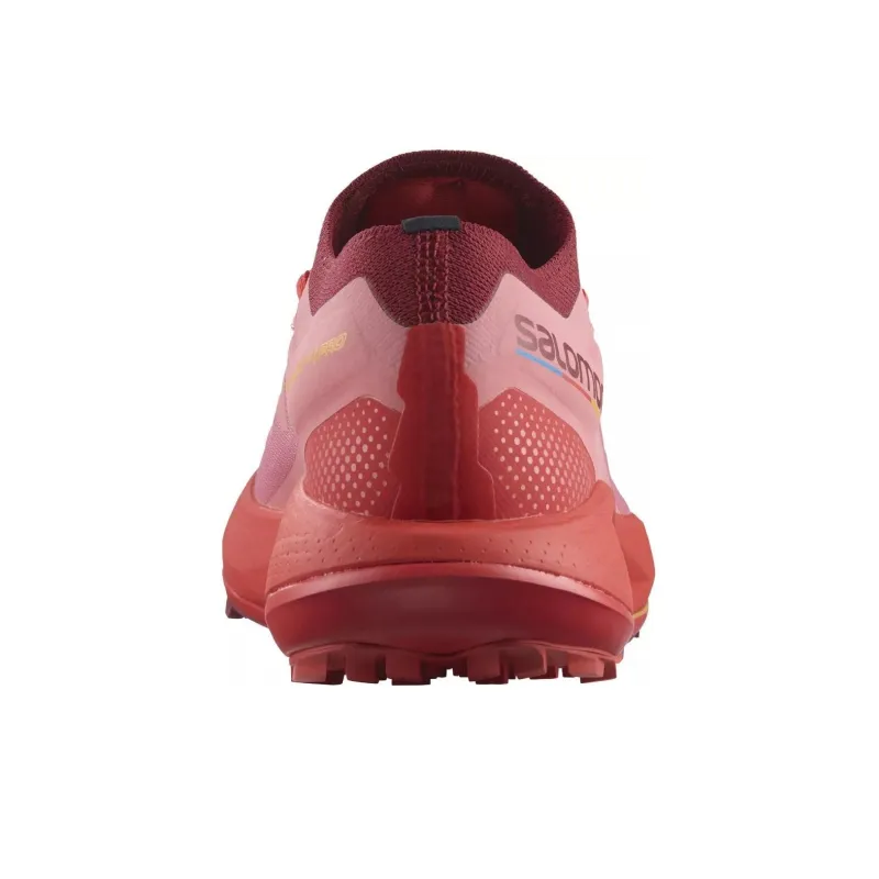 SALOMON Cushioning Wear-Resistant Low-Top Running Shoes Women's Red-2