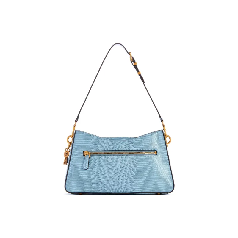 GUESS Artificial Leather Portable Crossbody Bag Shoulder Bag Women's Light Denim-2