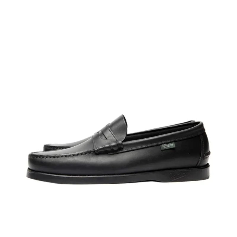 Paraboot Logo Label Round Toe Loafers-1