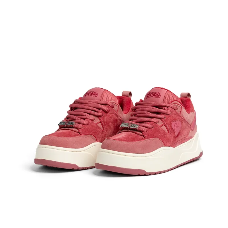 M26D Low Top Skateboard Shoes Unisex Red-2