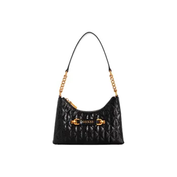 GUESS Leather Handbag Shoulder Bag Mini Women's Black