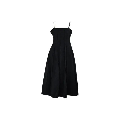 ROEYSHOUSE Slip Dresses Women's Black