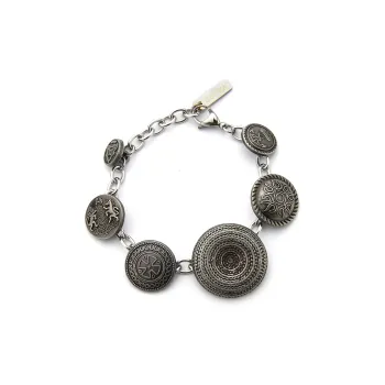 Guuka Stainless Steel Bracelets Unisex Silver