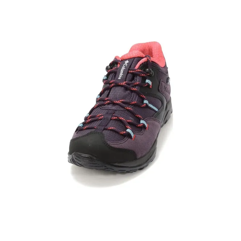 Columbia Cushioning, Wear Resistant Low Top Outdoor Shoes Women's Purple Black-1