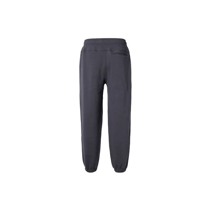 PUMA Knitted Sweatpants Unisex Charcoal Black-1