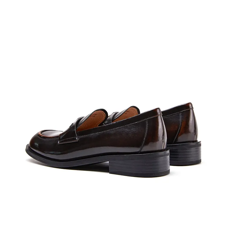 Marie Claire Loafers 3cm Women's Brown-3