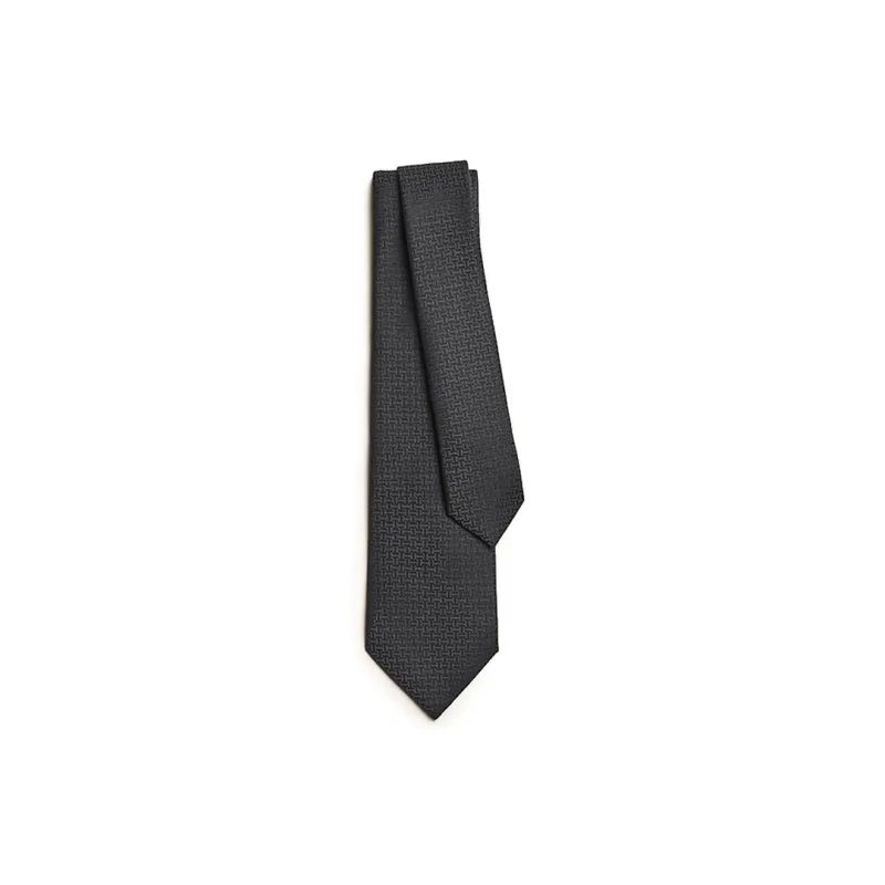HERMES Faconnee Upside Down Ties Unisex-0