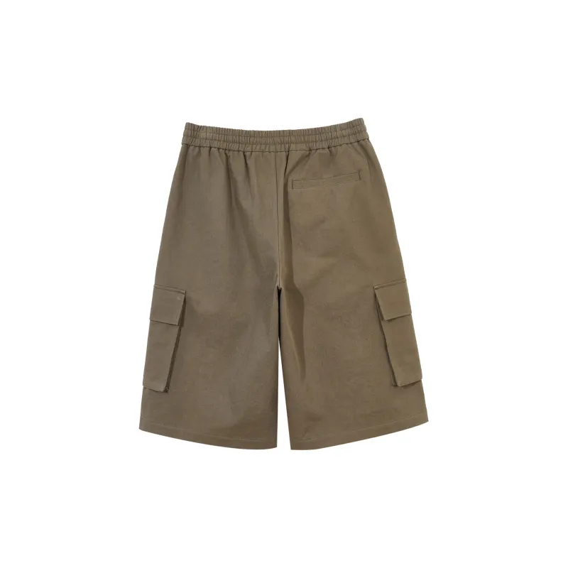 MLMR Casual Shorts Unisex Moss Stone Green-1