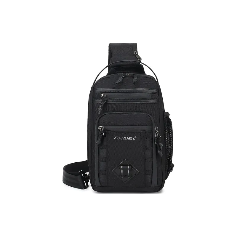 COOLBELL Polyester Shoulder Bag, Crossbody Bag Regular Men's Black-0
