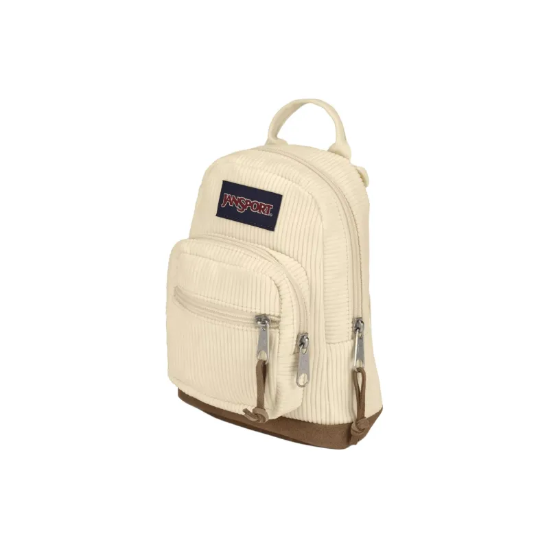 JanSport Suede Backpack Mini Women's Coconut Corduroy-1